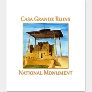 Casa Grande Ruins National Monument in Arizona Posters and Art